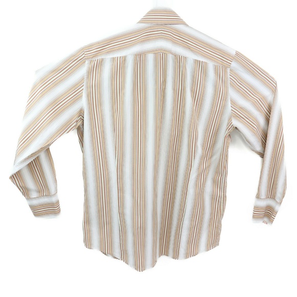 Banana Republic Men’s Large Long Sleeve Striped Dr - Picture 2 of 8